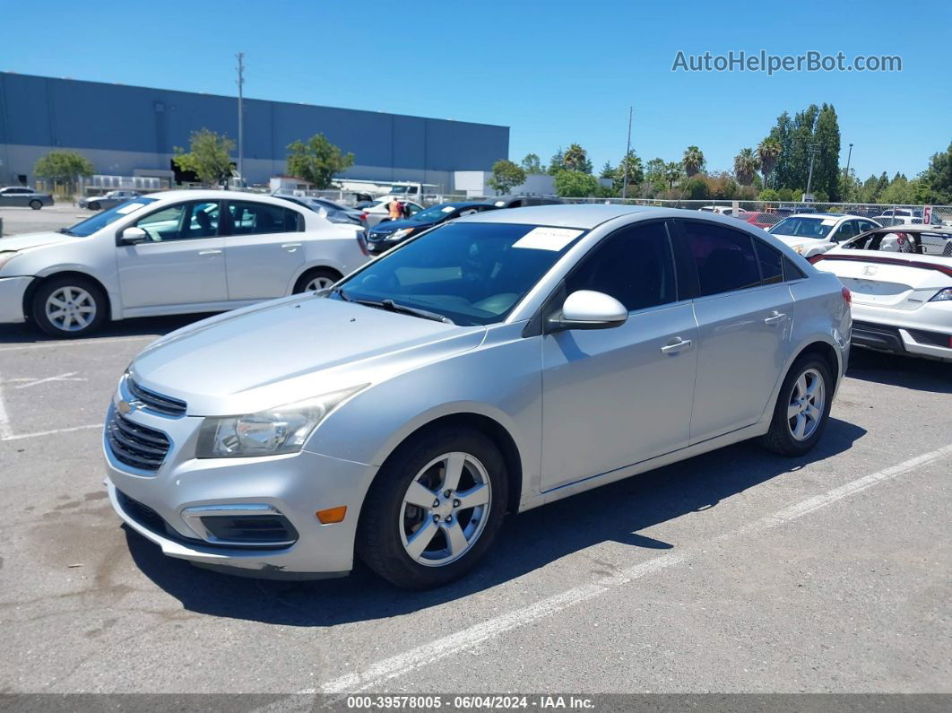 2015 Chevrolet Cruze 1lt Auto Silver vin: 1G1PC5SB1F7128175