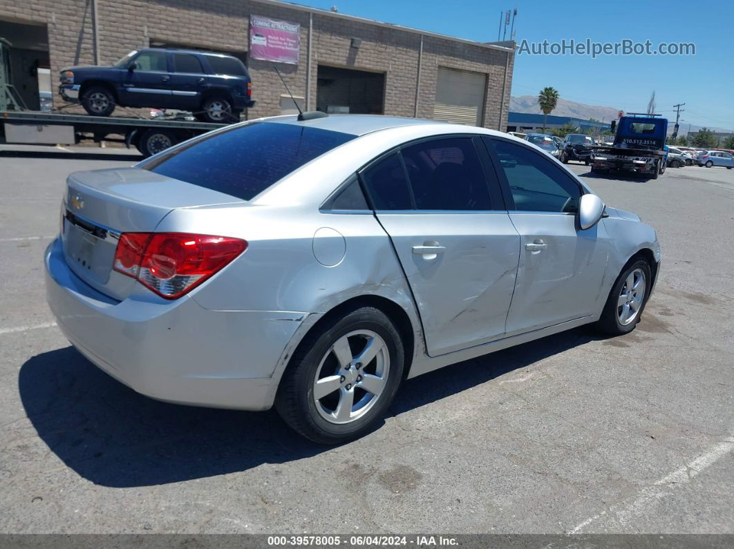 2015 Chevrolet Cruze 1lt Auto Silver vin: 1G1PC5SB1F7128175