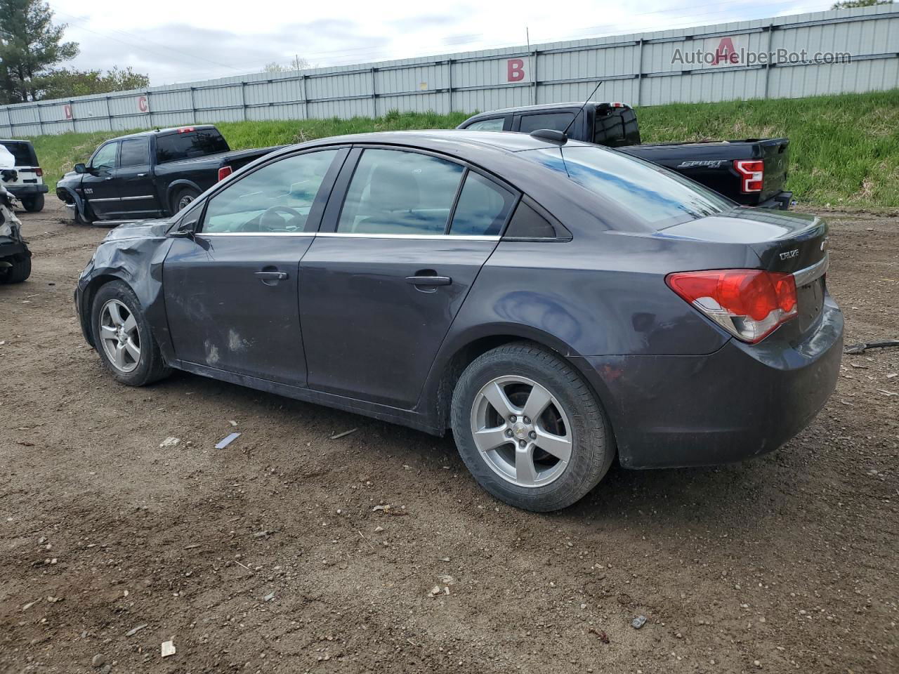 2015 Chevrolet Cruze Lt Gray vin: 1G1PC5SB1F7152363