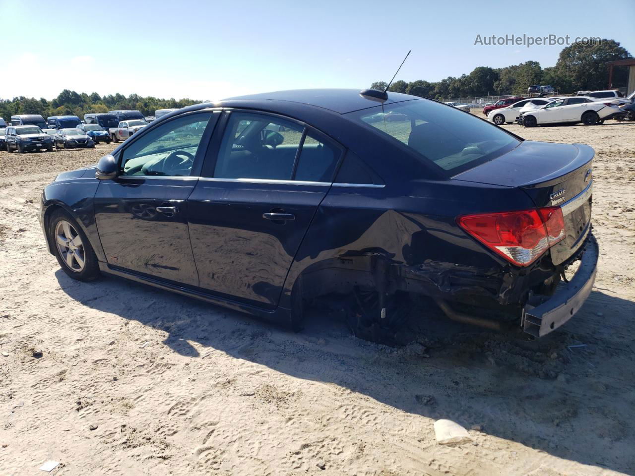 2015 Chevrolet Cruze Lt Blue vin: 1G1PC5SB1F7166120