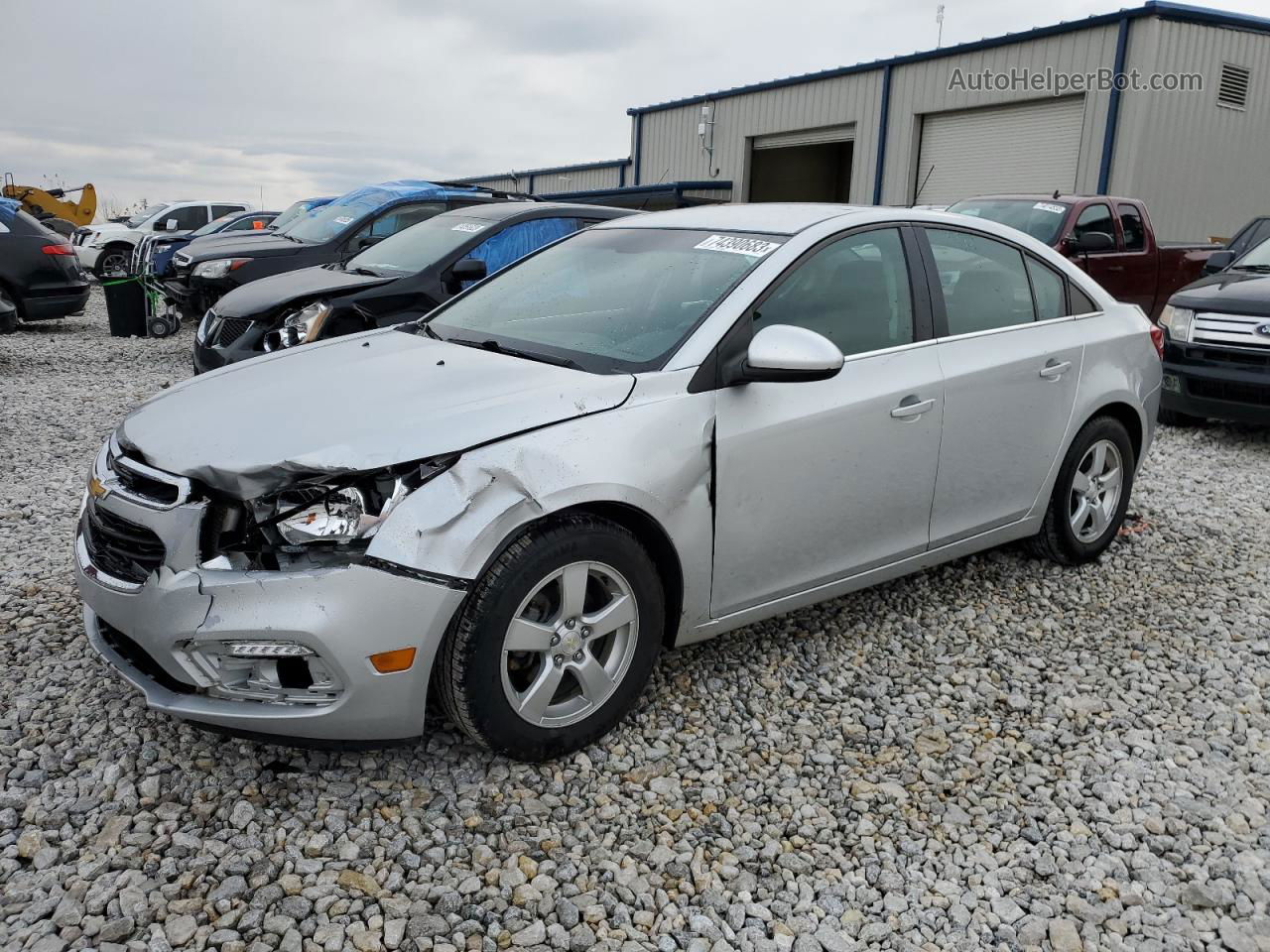 2015 Chevrolet Cruze Lt Silver vin: 1G1PC5SB1F7170765