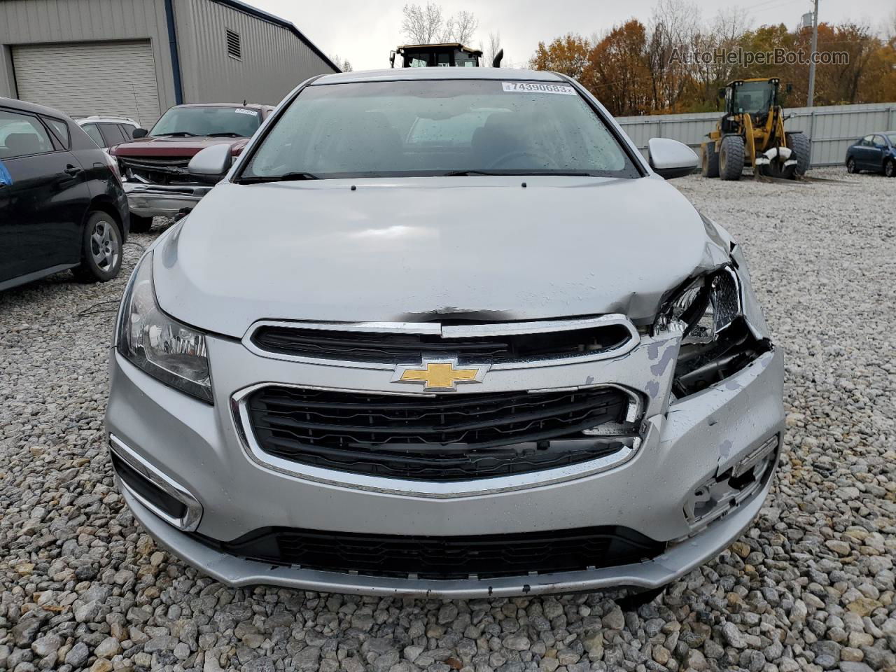 2015 Chevrolet Cruze Lt Silver vin: 1G1PC5SB1F7170765