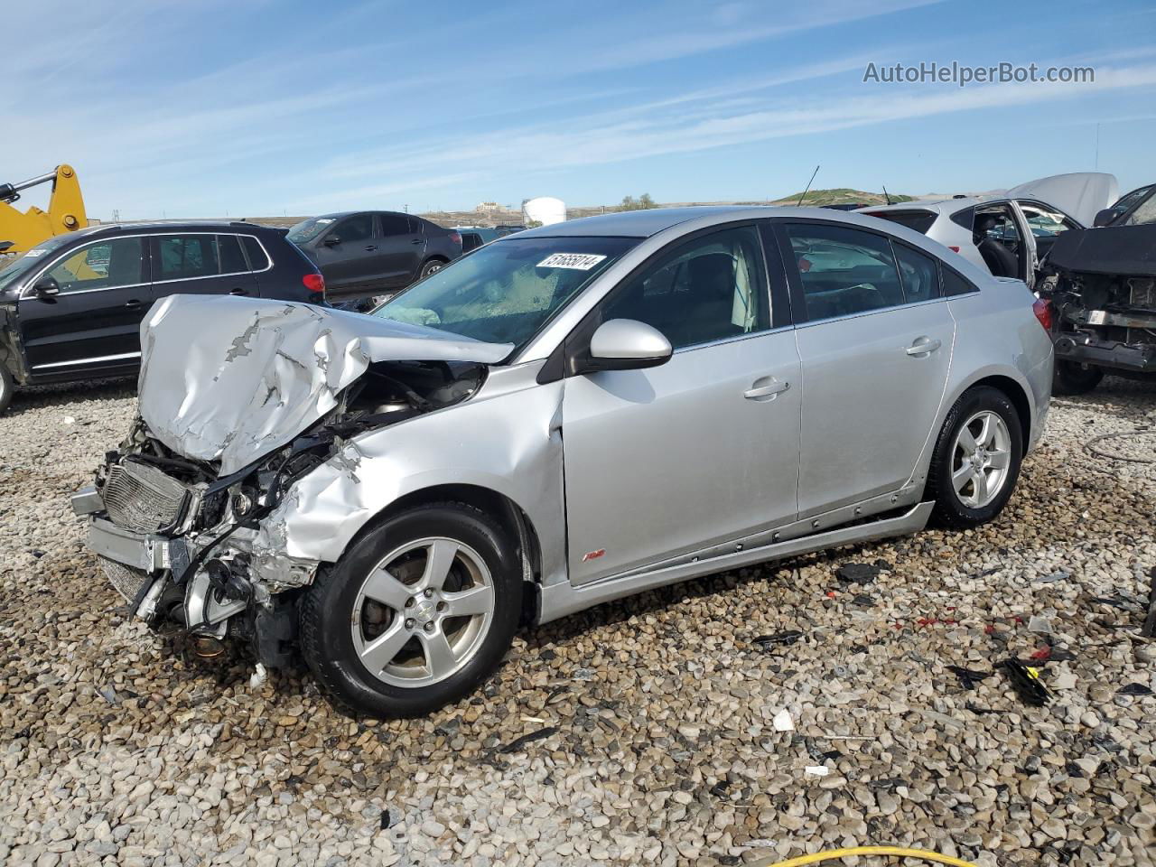 2015 Chevrolet Cruze Lt Silver vin: 1G1PC5SB1F7187825