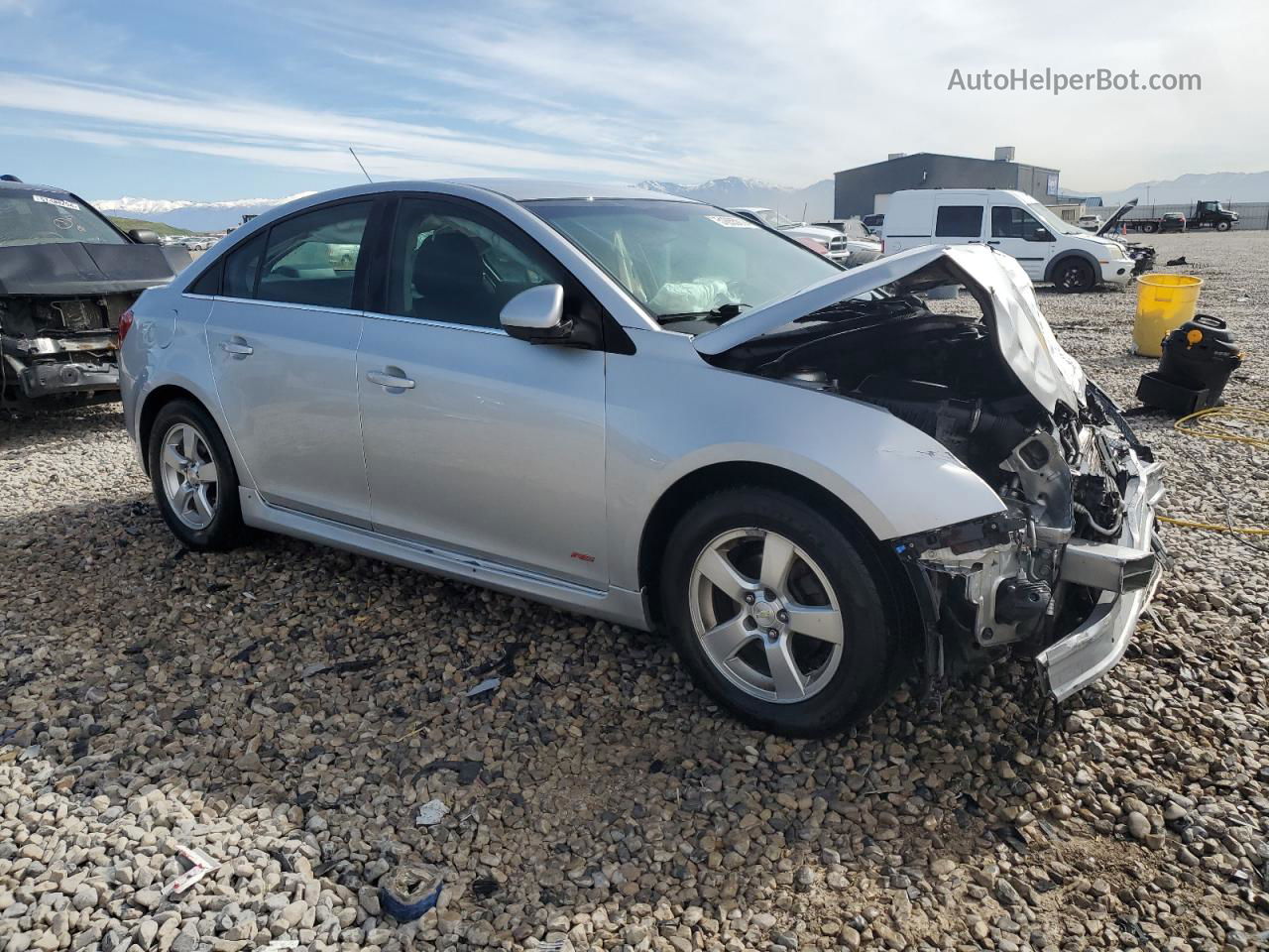 2015 Chevrolet Cruze Lt Silver vin: 1G1PC5SB1F7187825