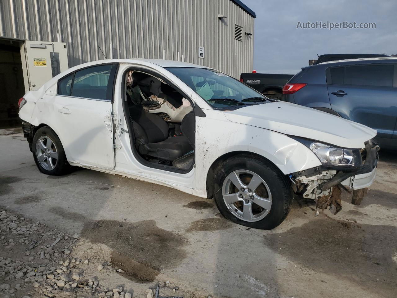 2015 Chevrolet Cruze Lt White vin: 1G1PC5SB1F7204476