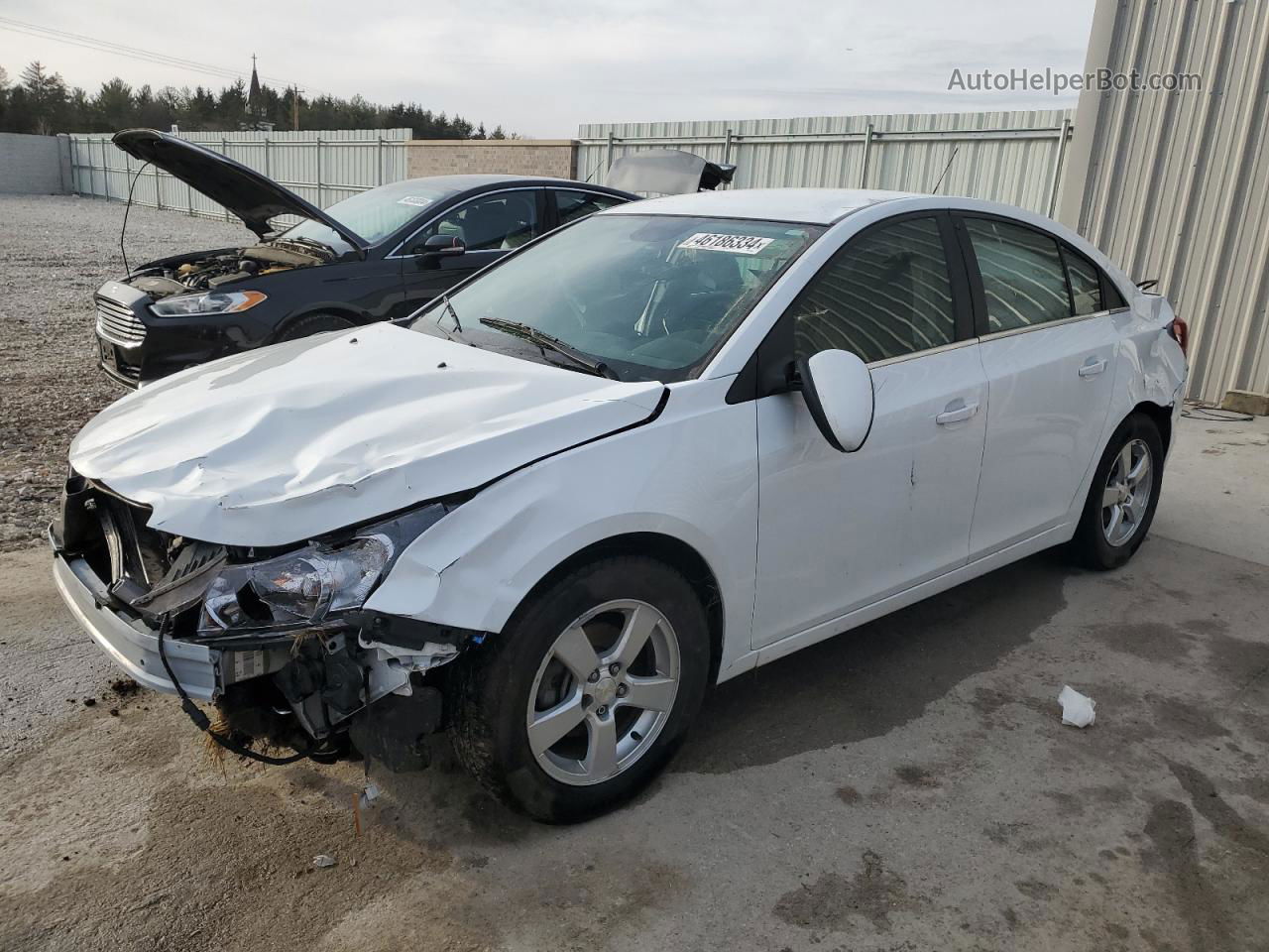 2015 Chevrolet Cruze Lt White vin: 1G1PC5SB1F7204476