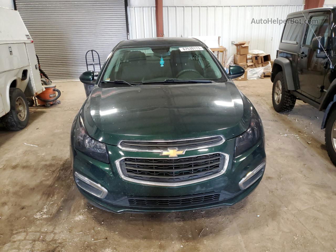 2015 Chevrolet Cruze Lt Green vin: 1G1PC5SB1F7246226