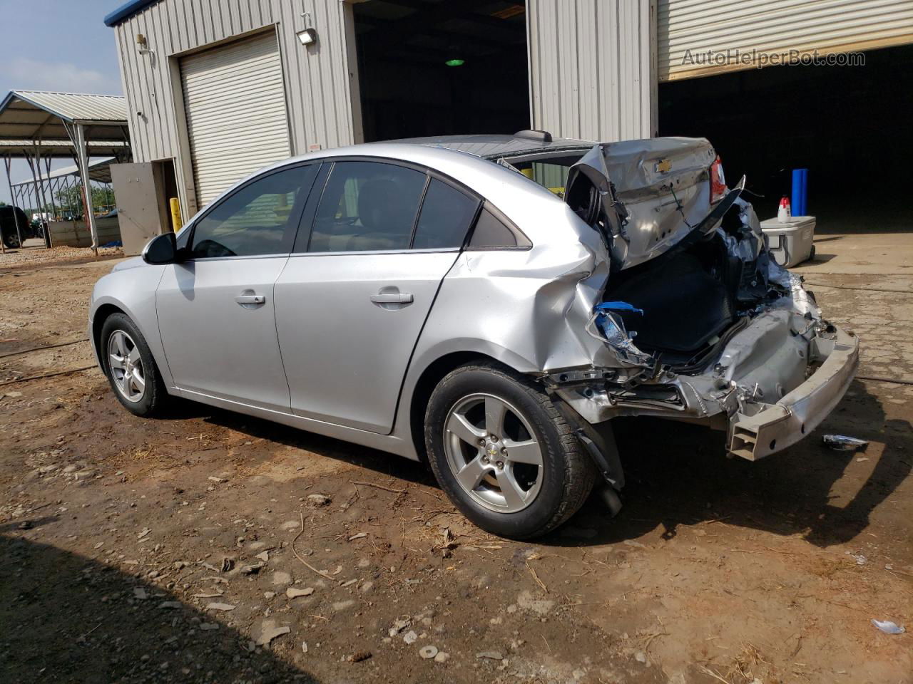 2015 Chevrolet Cruze Lt Silver vin: 1G1PC5SB1F7249661