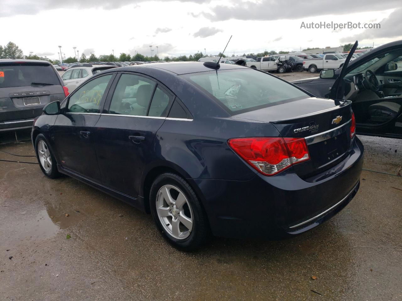 2015 Chevrolet Cruze Lt Blue vin: 1G1PC5SB1F7259686