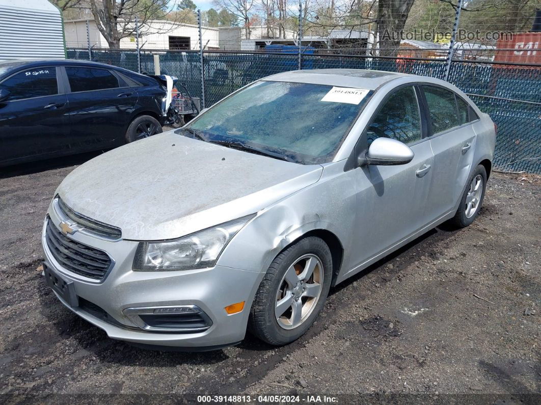 2015 Chevrolet Cruze 1lt Auto Silver vin: 1G1PC5SB1F7260773