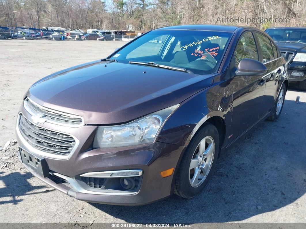 2015 Chevrolet Cruze 1lt Auto Brown vin: 1G1PC5SB1F7271501