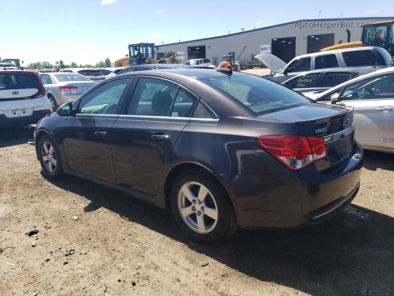 2015 Chevrolet Cruze Lt Charcoal vin: 1G1PC5SB1F7297239