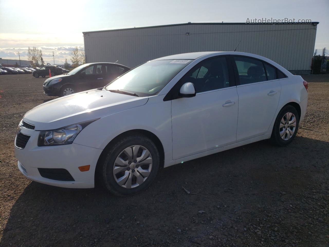 2013 Chevrolet Cruze Lt White vin: 1G1PC5SB2D7107557