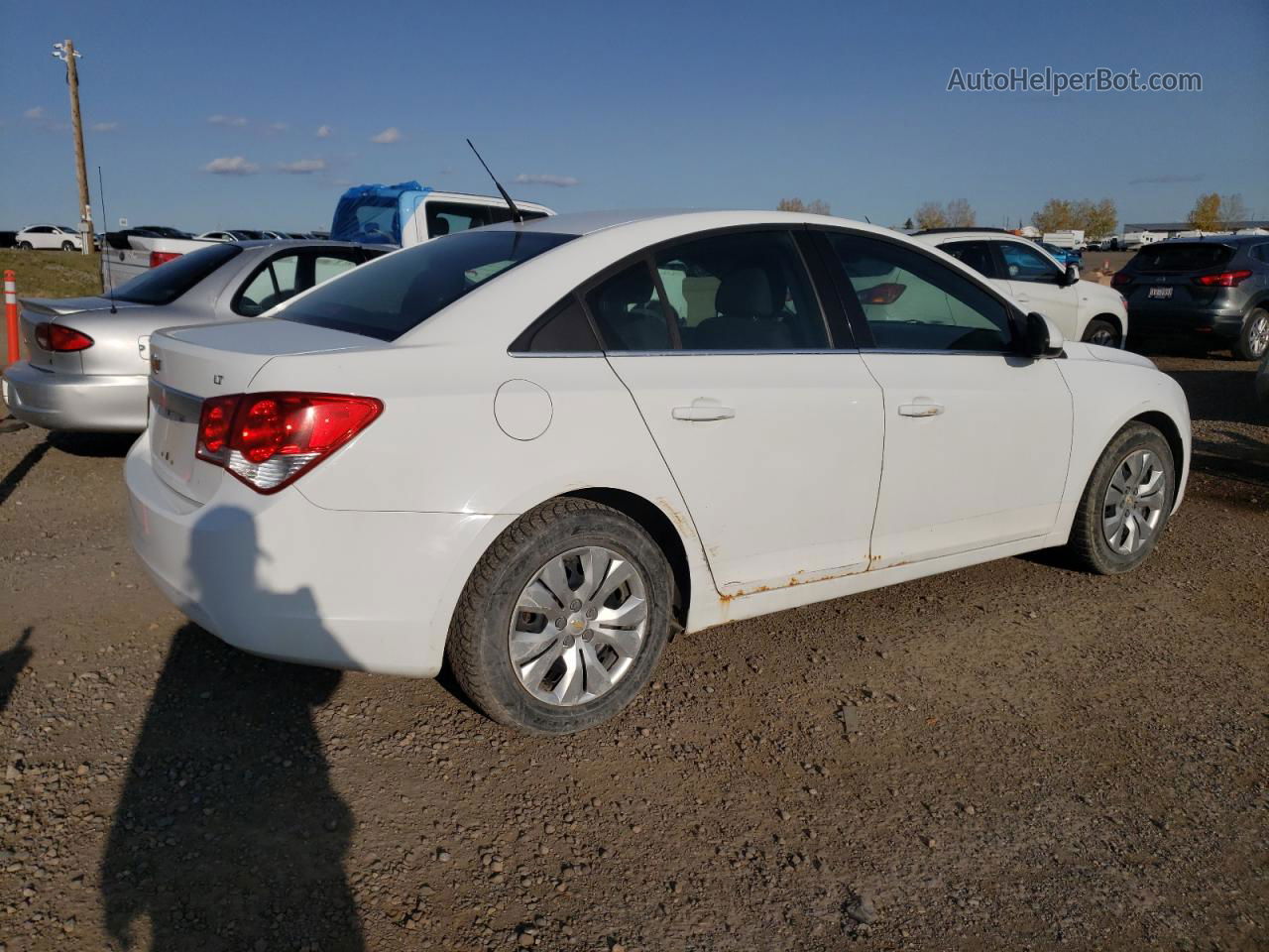 2013 Chevrolet Cruze Lt Белый vin: 1G1PC5SB2D7107557