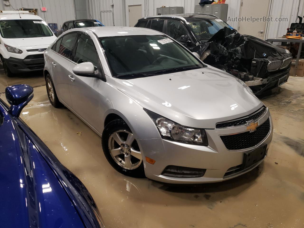 2013 Chevrolet Cruze Lt Silver vin: 1G1PC5SB2D7175535