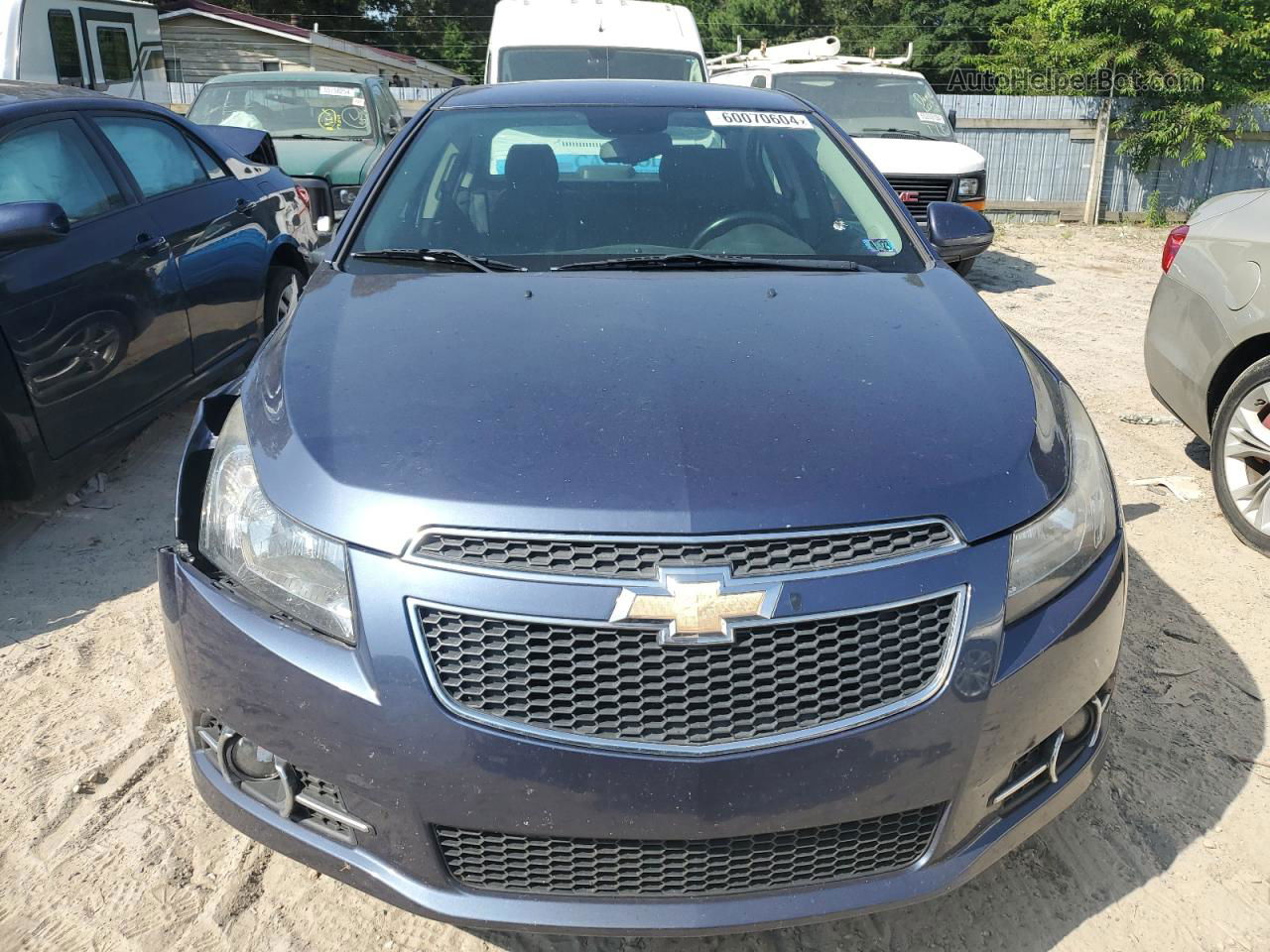 2013 Chevrolet Cruze Lt Gray vin: 1G1PC5SB2D7195879