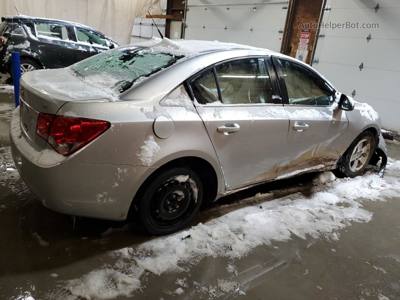 2013 Chevrolet Cruze Lt Silver vin: 1G1PC5SB2D7203169