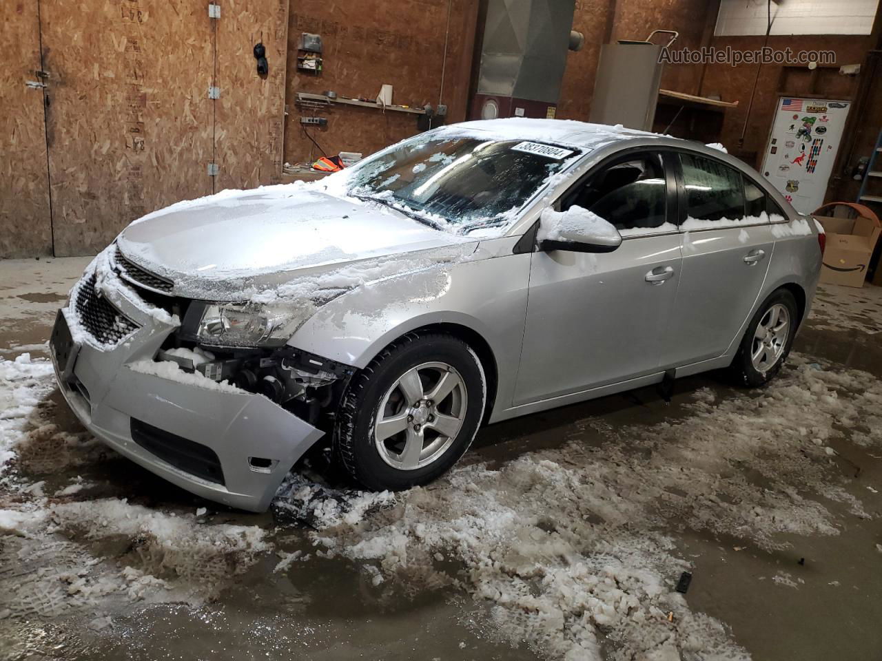 2013 Chevrolet Cruze Lt Silver vin: 1G1PC5SB2D7203169