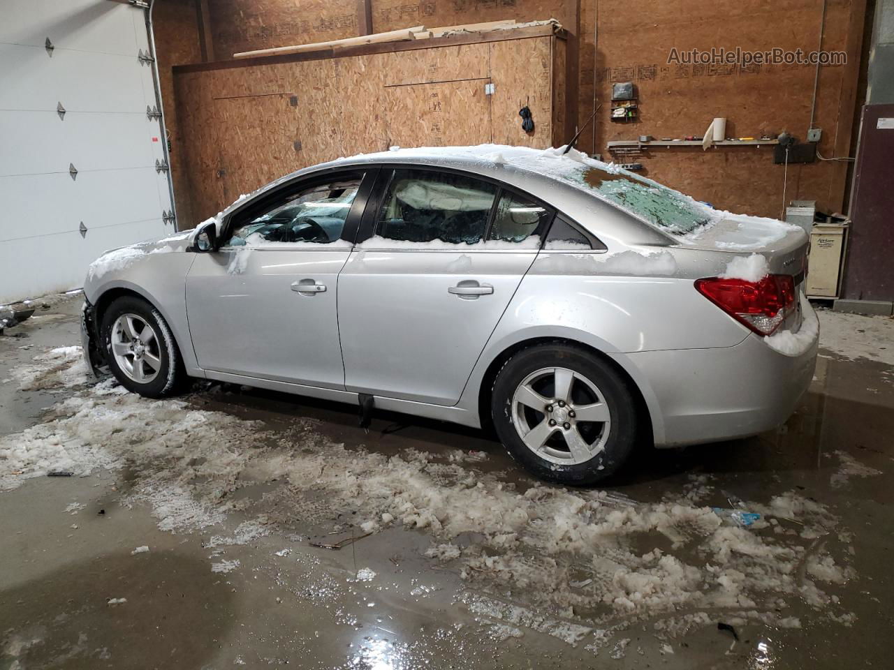 2013 Chevrolet Cruze Lt Silver vin: 1G1PC5SB2D7203169