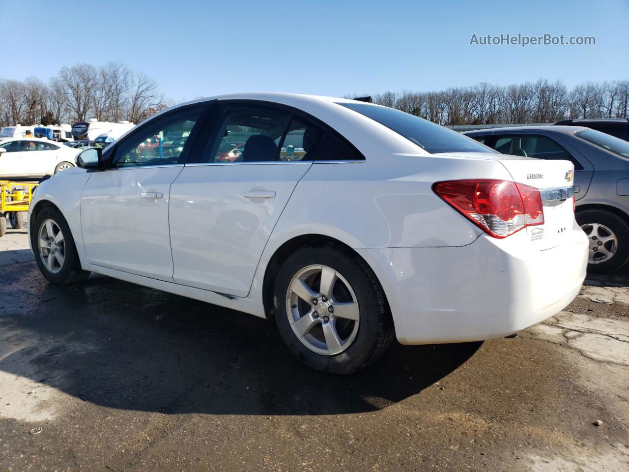 2013 Chevrolet Cruze Lt White vin: 1G1PC5SB2D7210137