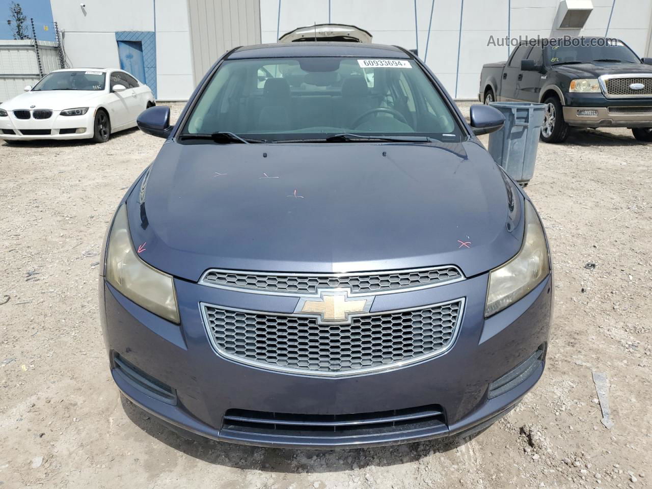 2013 Chevrolet Cruze Lt Blue vin: 1G1PC5SB2D7244630