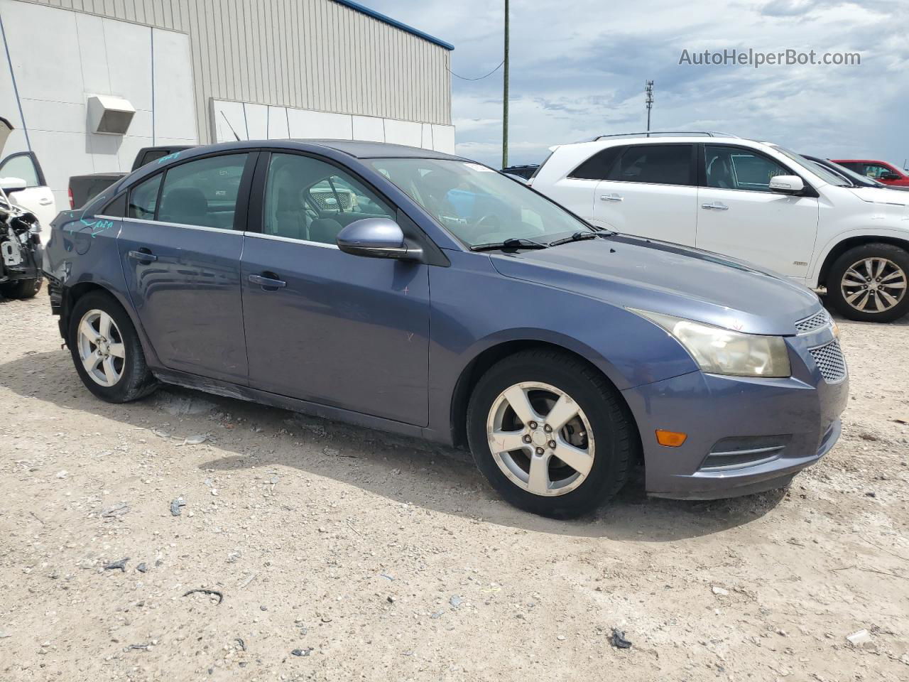 2013 Chevrolet Cruze Lt Blue vin: 1G1PC5SB2D7244630