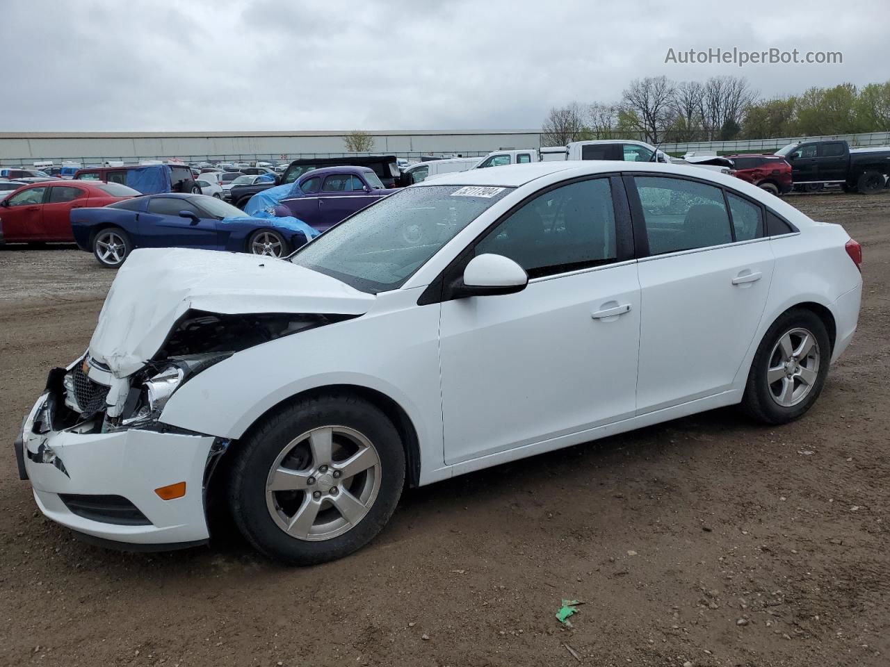 2013 Chevrolet Cruze Lt Белый vin: 1G1PC5SB2D7302705