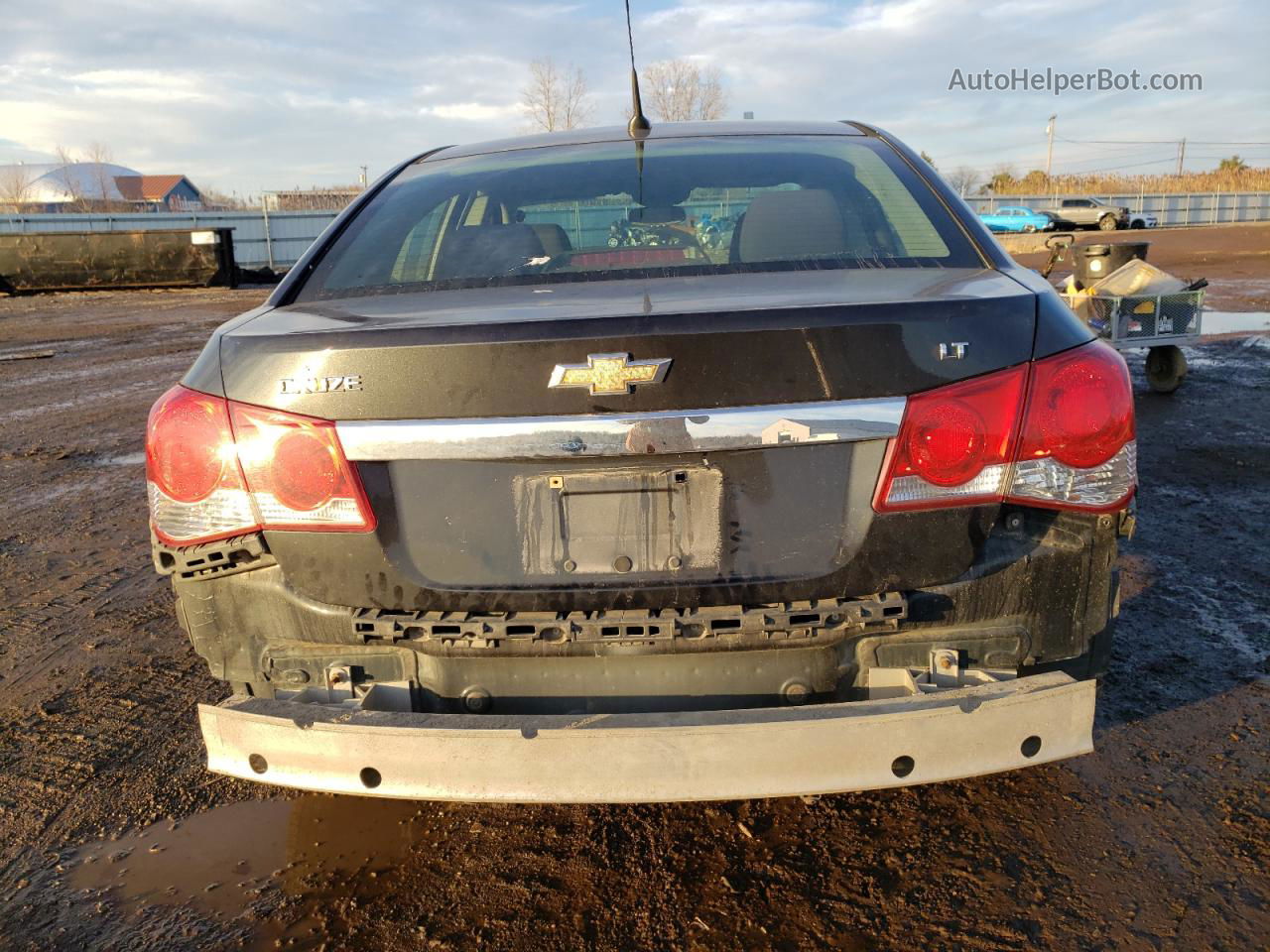 2014 Chevrolet Cruze Lt Black vin: 1G1PC5SB2E7186570