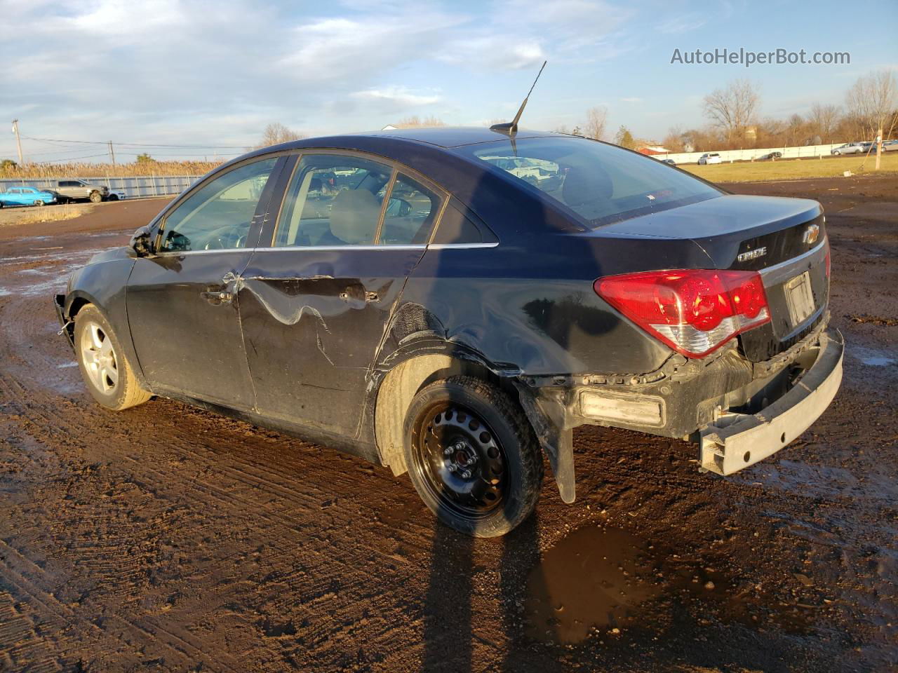 2014 Chevrolet Cruze Lt Black vin: 1G1PC5SB2E7186570