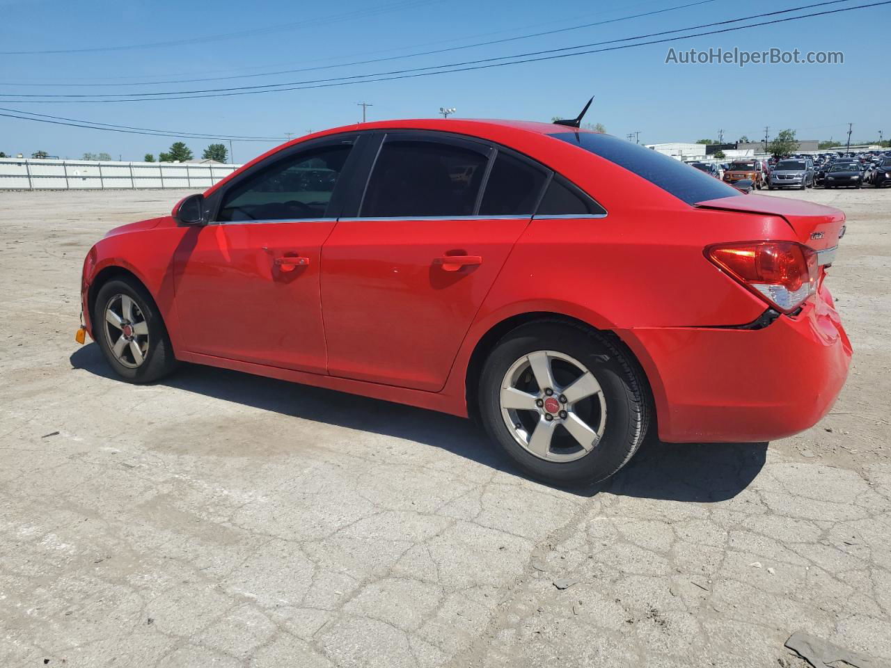 2014 Chevrolet Cruze Lt Red vin: 1G1PC5SB2E7277533