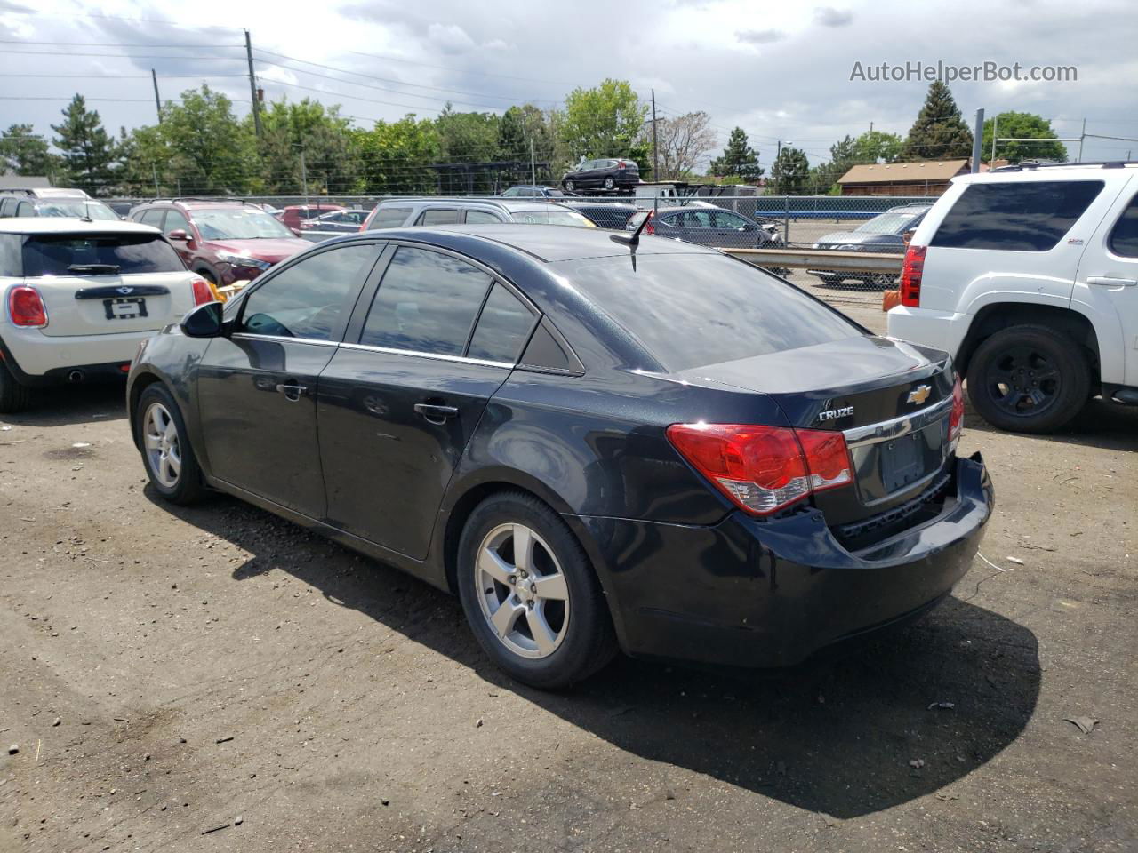 2014 Chevrolet Cruze Lt Black vin: 1G1PC5SB2E7286782