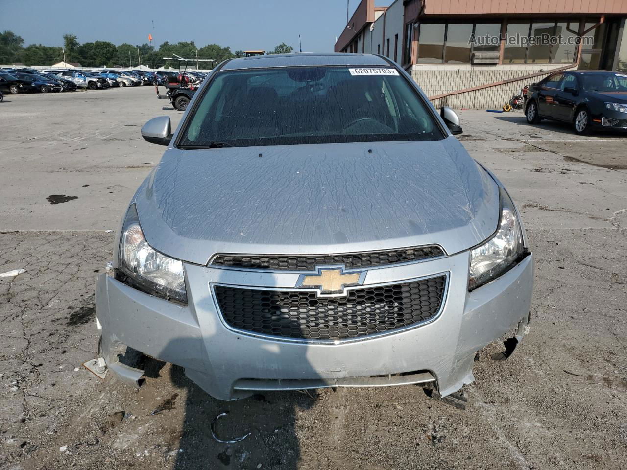 2014 Chevrolet Cruze Lt Silver vin: 1G1PC5SB2E7287091