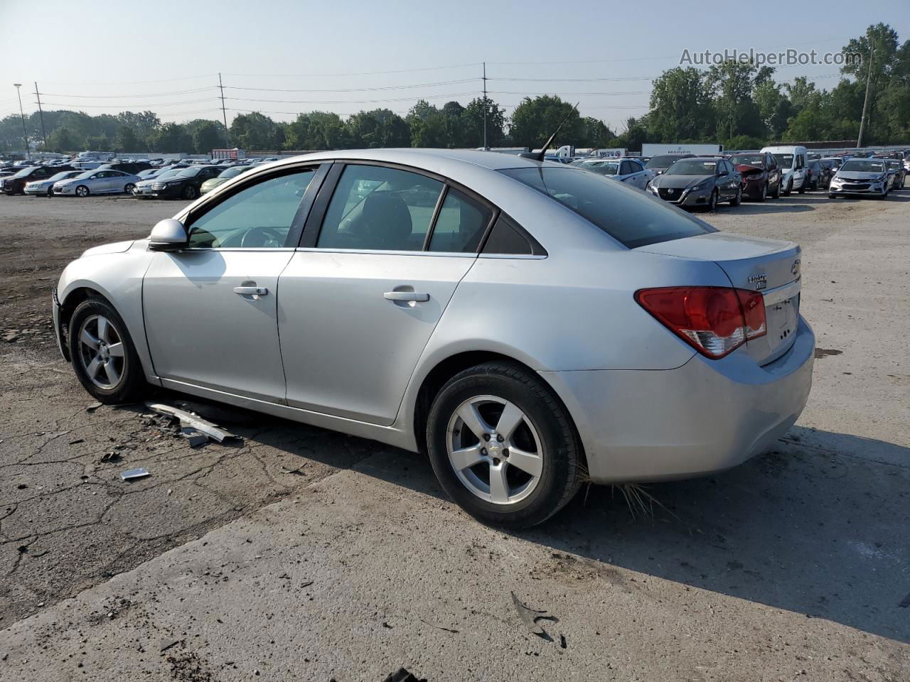 2014 Chevrolet Cruze Lt Silver vin: 1G1PC5SB2E7287091