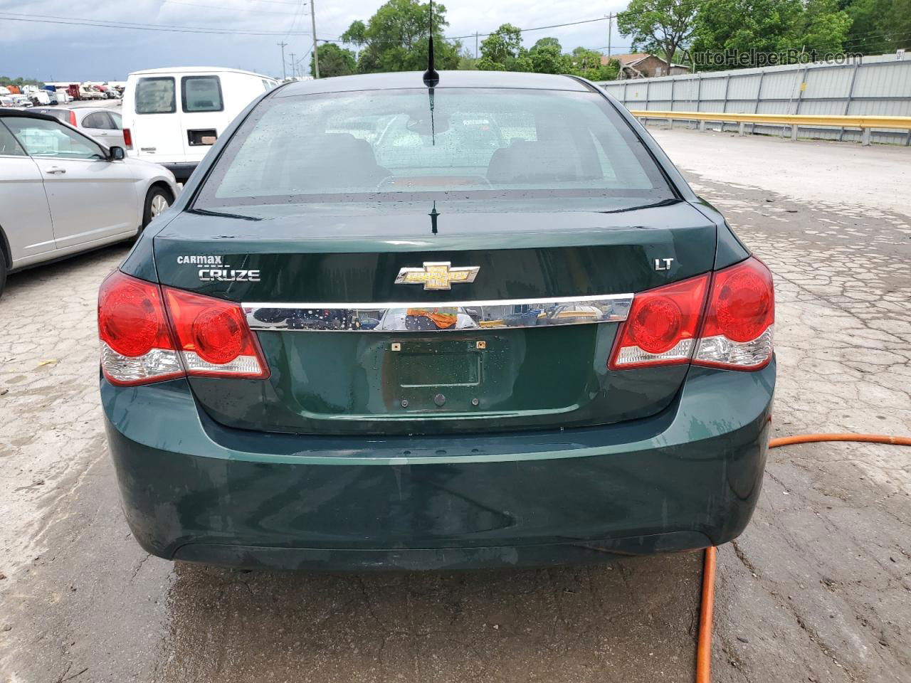 2014 Chevrolet Cruze Lt Green vin: 1G1PC5SB2E7293456