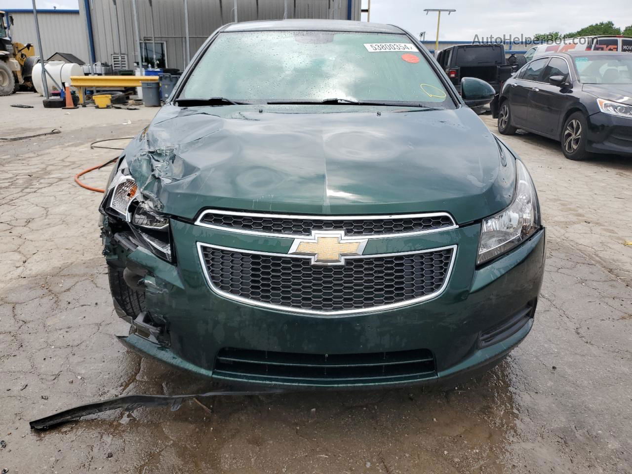 2014 Chevrolet Cruze Lt Green vin: 1G1PC5SB2E7293456