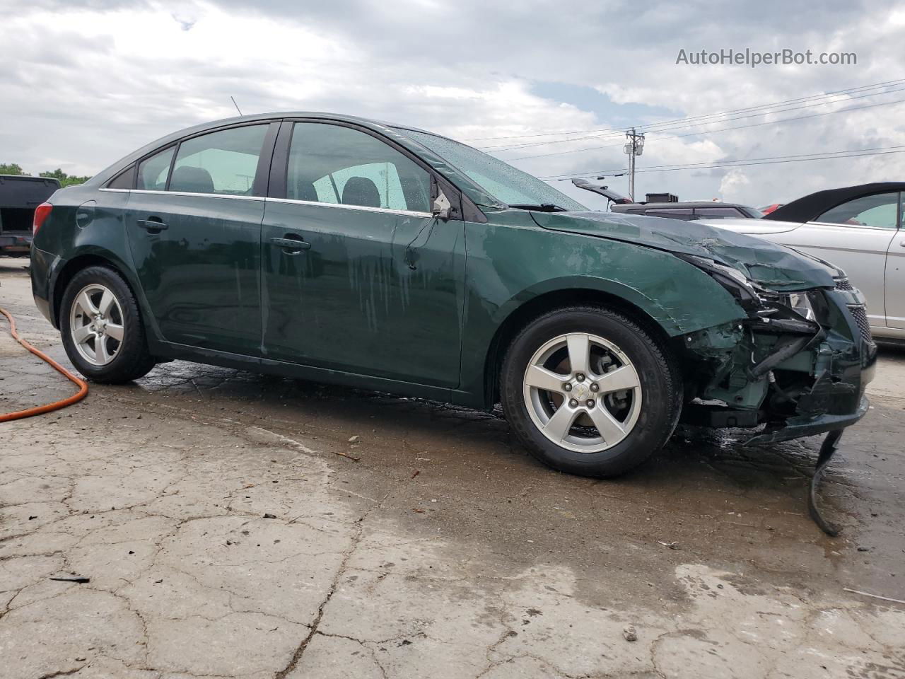 2014 Chevrolet Cruze Lt Green vin: 1G1PC5SB2E7293456