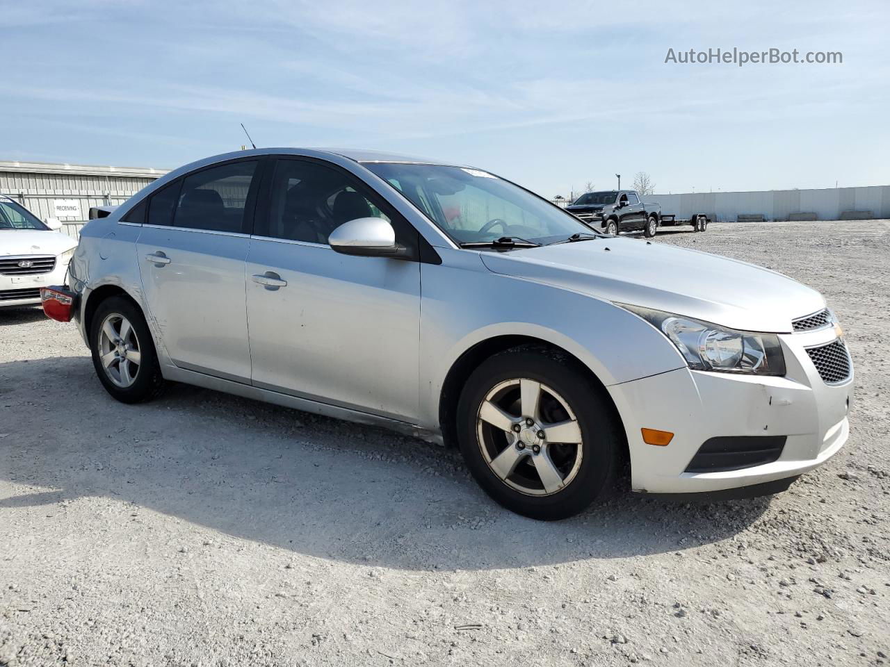 2014 Chevrolet Cruze Lt Silver vin: 1G1PC5SB2E7315021