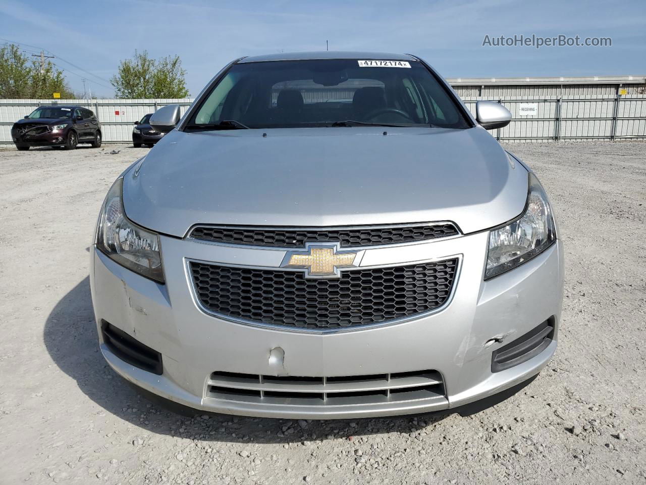 2014 Chevrolet Cruze Lt Silver vin: 1G1PC5SB2E7315021