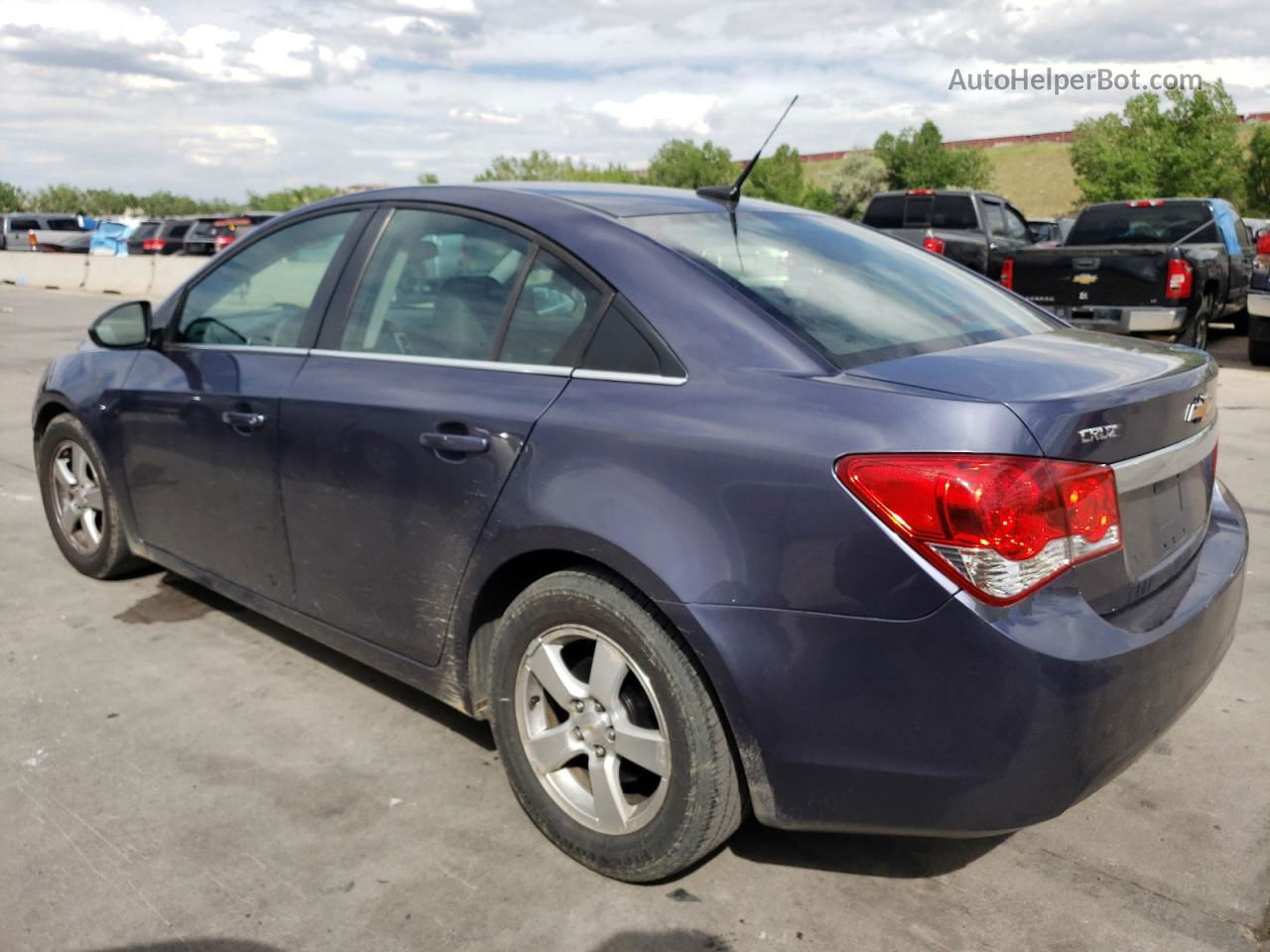 2014 Chevrolet Cruze Lt Синий vin: 1G1PC5SB2E7351758