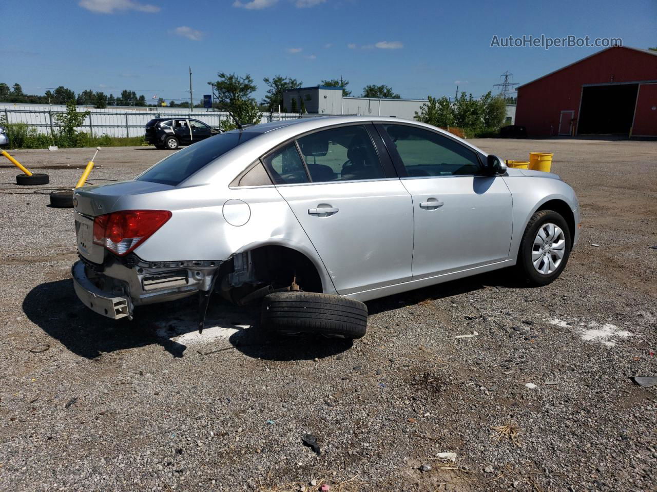 2014 Chevrolet Cruze Lt Silver vin: 1G1PC5SB2E7361268