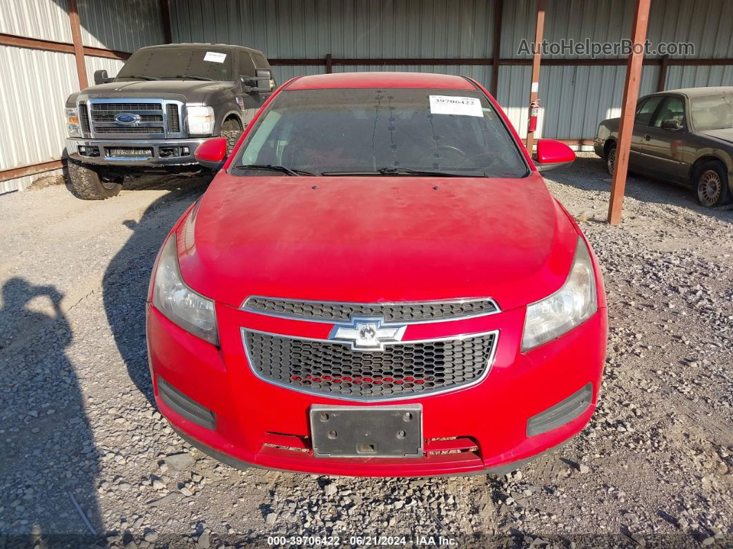 2014 Chevrolet Cruze 1lt Auto Red vin: 1G1PC5SB2E7422117