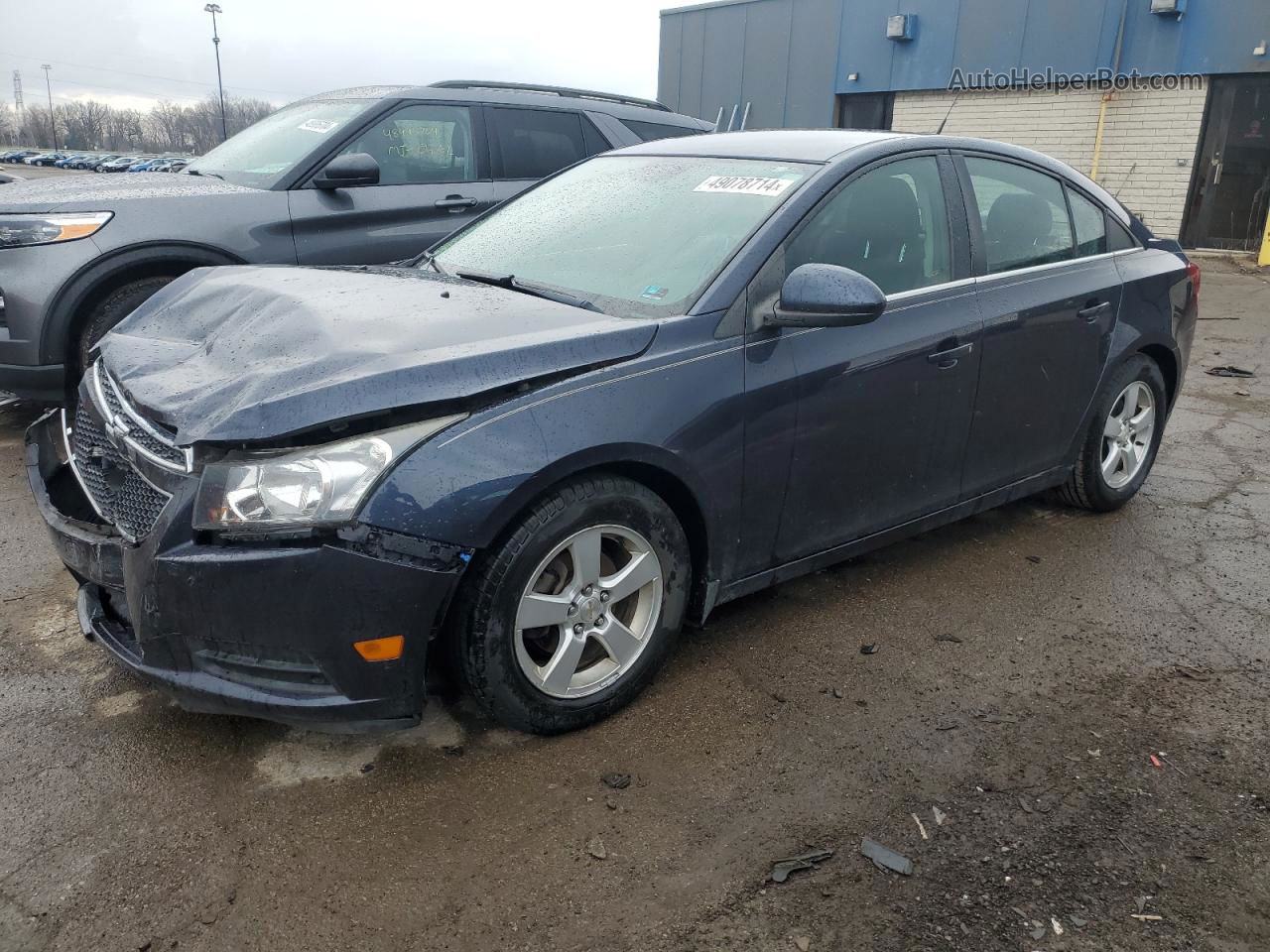 2014 Chevrolet Cruze Lt Синий vin: 1G1PC5SB2E7445123