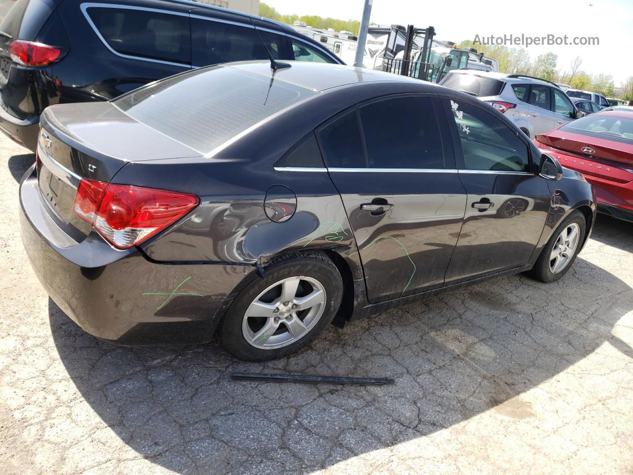 2014 Chevrolet Cruze Lt Серый vin: 1G1PC5SB2E7448376