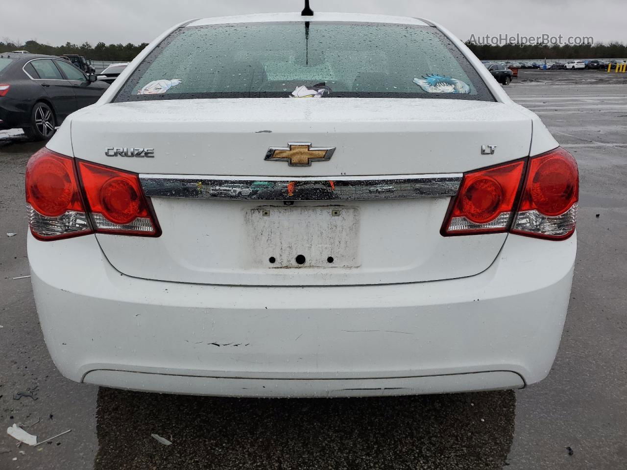 2014 Chevrolet Cruze Lt White vin: 1G1PC5SB2E7452556