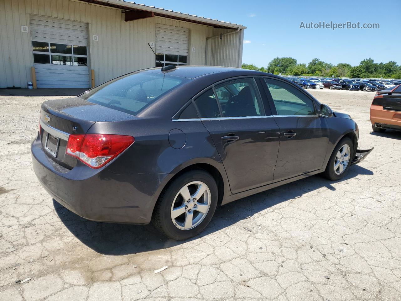 2015 Chevrolet Cruze Lt Gray vin: 1G1PC5SB2F7196887