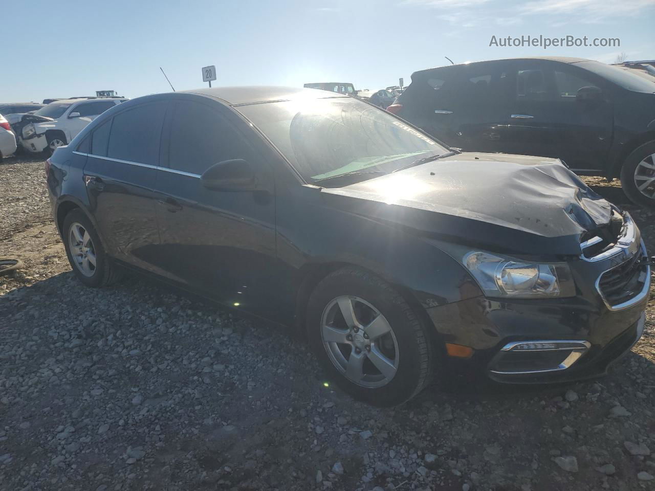 2015 Chevrolet Cruze Lt Black vin: 1G1PC5SB2F7215566