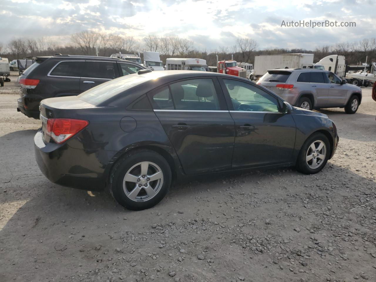 2015 Chevrolet Cruze Lt Black vin: 1G1PC5SB2F7216216