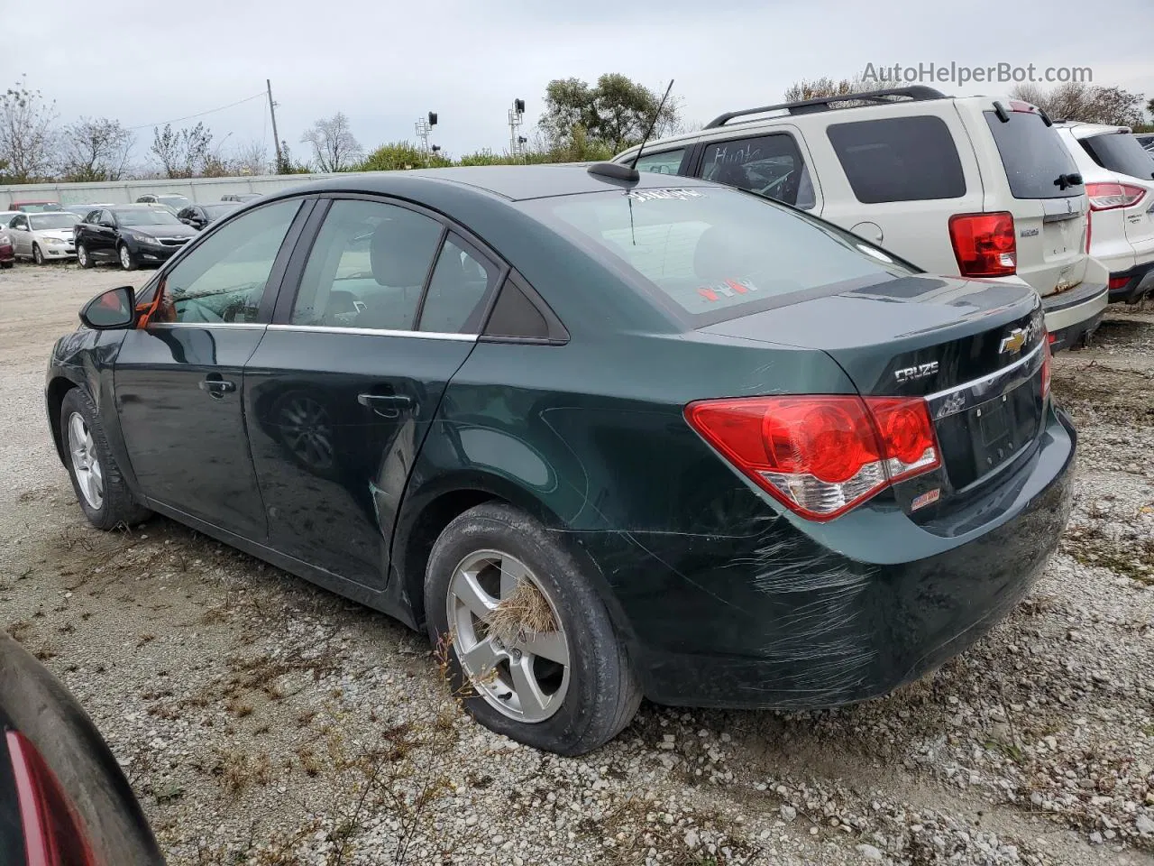 2015 Chevrolet Cruze Lt Green vin: 1G1PC5SB2F7229984