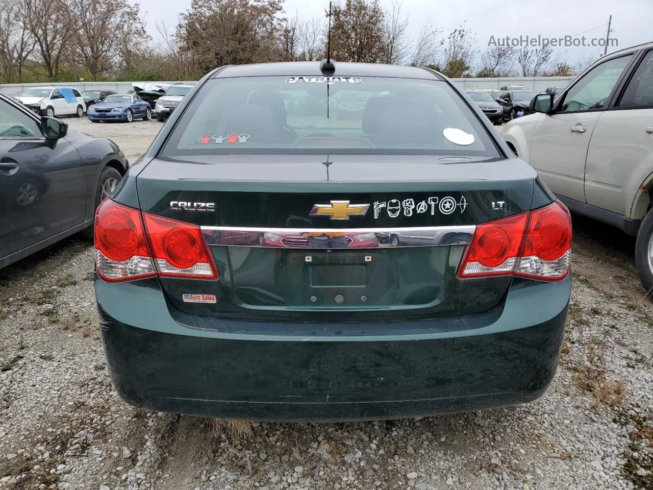 2015 Chevrolet Cruze Lt Green vin: 1G1PC5SB2F7229984