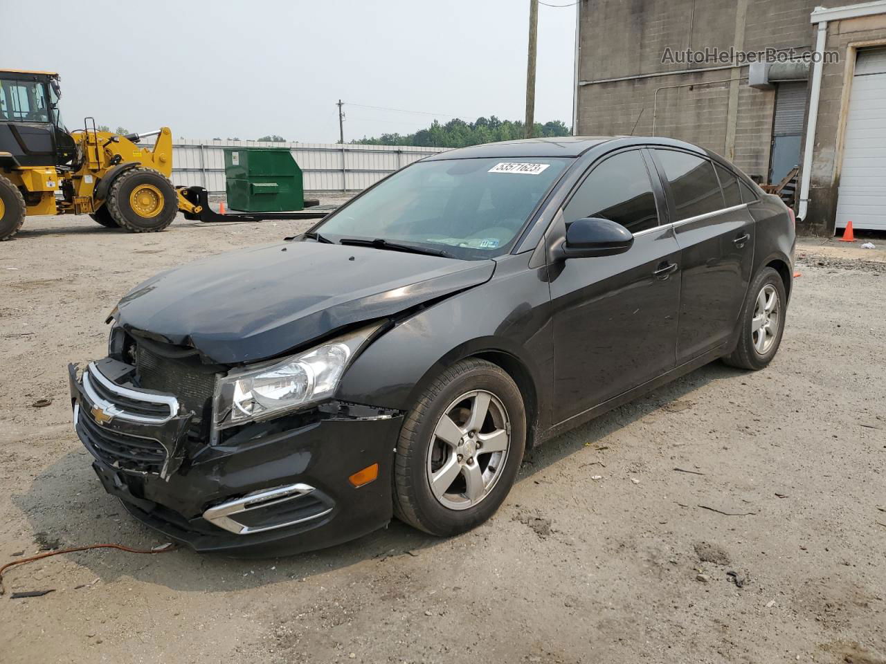 2015 Chevrolet Cruze Lt Черный vin: 1G1PC5SB2F7260944